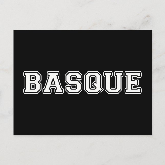 Cartão Postal Basco (Frente)
