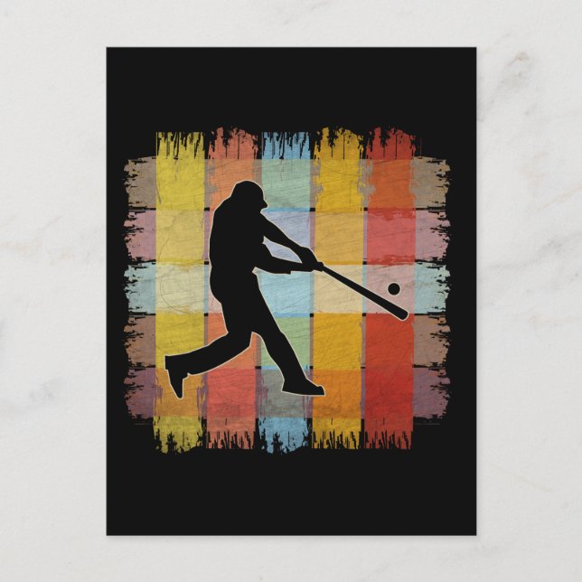 Cartão Postal Baseball Antigo (Frente)