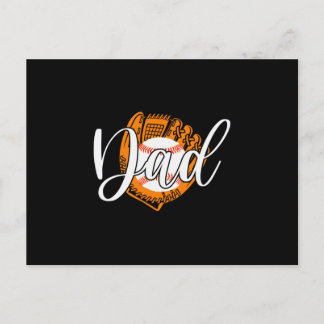 Cartão Postal Baseball Dad