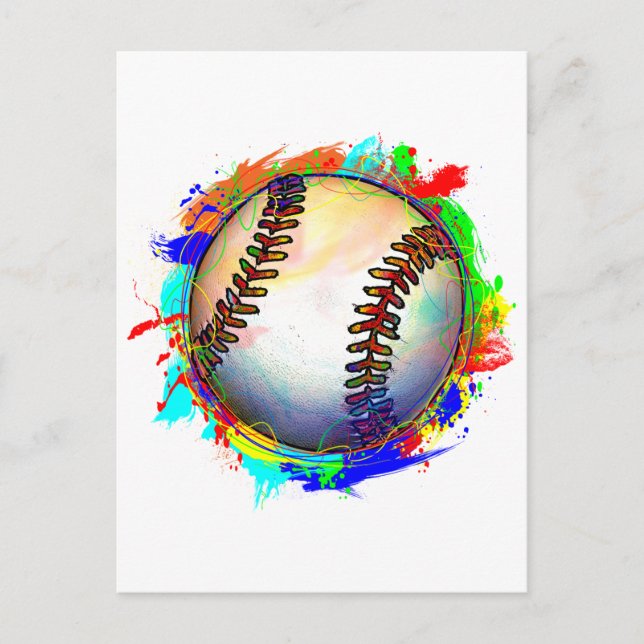 Cartão Postal Baseball Design 2 (Frente)
