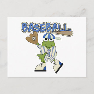 Cartão Postal Baseball em sapo - Camisetas e presentes de apanha