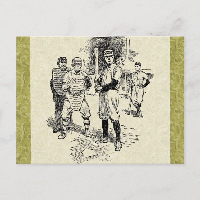 Cartão Postal Baseball:Jogadores (Frente)