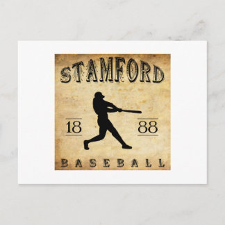 Cartão Postal Basebol Stamford Connecticut 1888