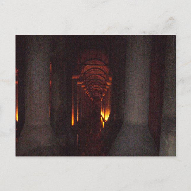 Cartão Postal Basílica Cisterna de Istambul (Frente)