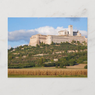 Cartão Postal Basílica de Assisi