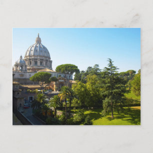 Cartão Postal Basilica de Peter, Cidade Vaticano, Roma, Itália