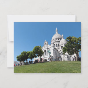 Cartão Postal Basílica Sacré-Coeur, Montmartre, Paris