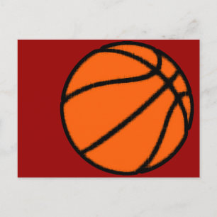 Cartão Postal basquete (bola)