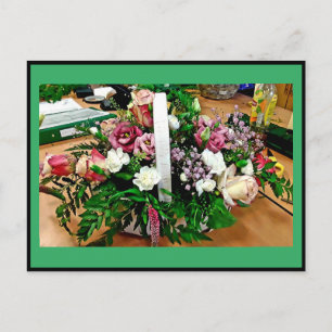 CARTÃO POSTAL BASQUETE COM MÃO