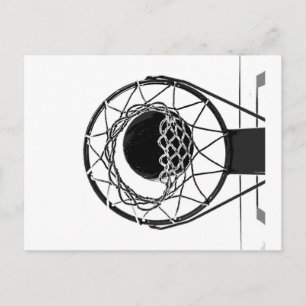 Cartão Postal Basquete de pop