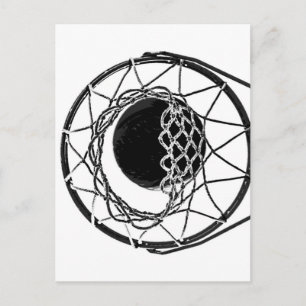 Cartão Postal Basquete de pop