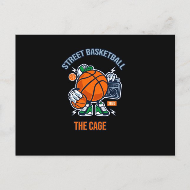 Cartão Postal Basquete de Rua (Frente)