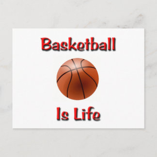 Cartão Postal Basquete é a vida