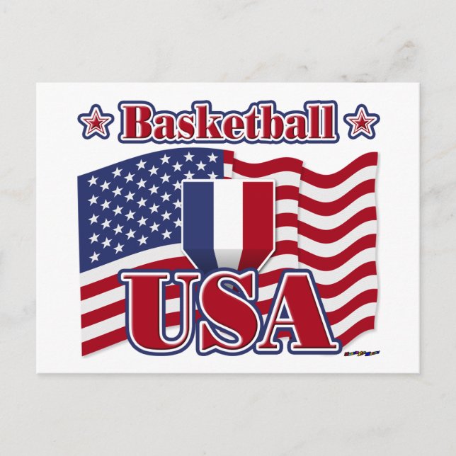 Cartão Postal Basquete EUA (Frente)