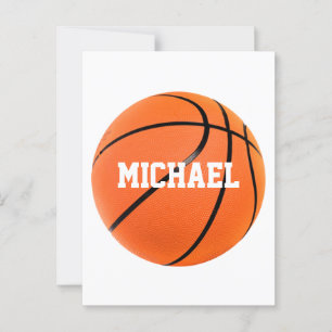 Cartão Postal Basquete Seu Nome