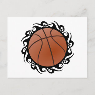 Cartão Postal basquete tribal