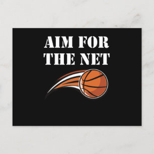 Cartão Postal Basquetebol - Apontar Para A Rede