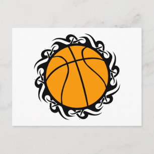 Cartão Postal basquetebol tribal