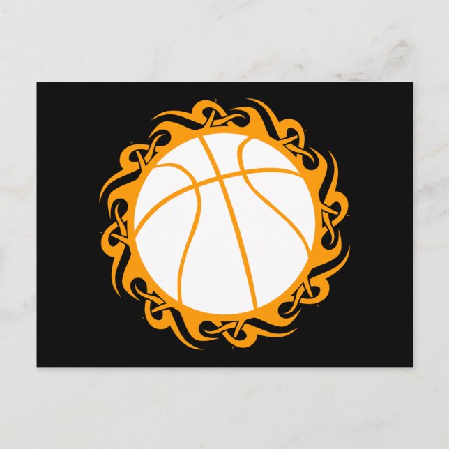 Cartão Postal basquetebol tribal (Frente)