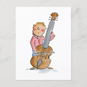 Cartão Postal Bass Duplo