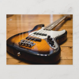 Cartão Postal Bass Guitar
