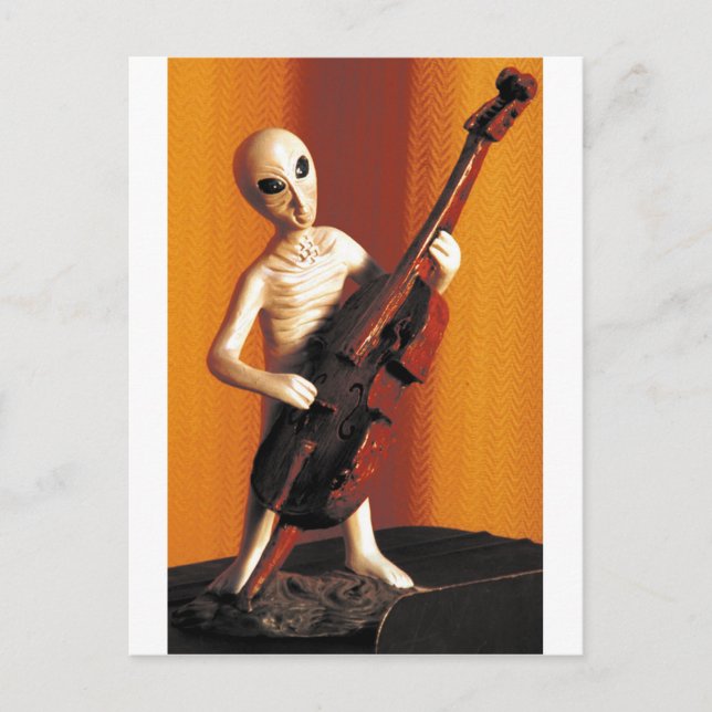 Cartão Postal Bass-ics Alienigenas (Frente)