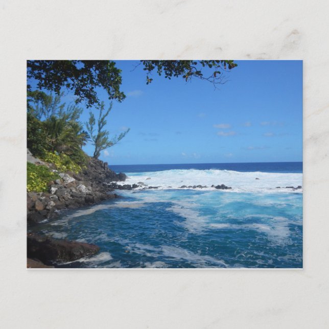 Cartão Postal Bassin de Manapany (Ile de la Réunion) (Frente)