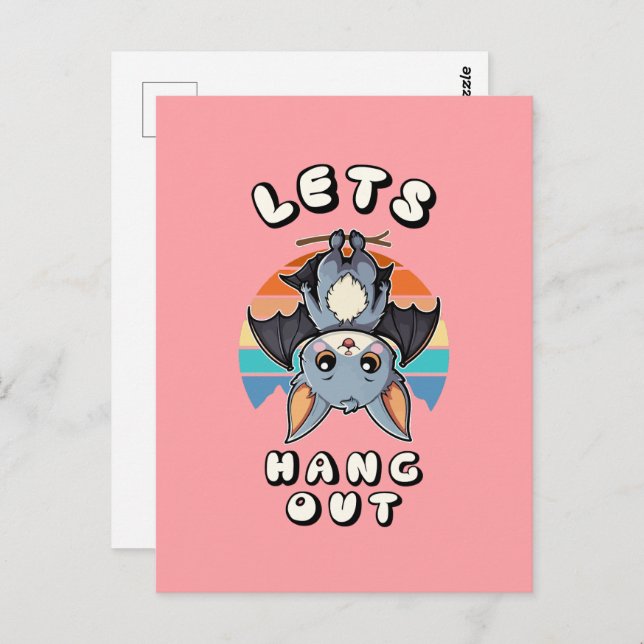 Cartão Postal Bat Bonito Travando e Retrospectivo Sunset | Vamos (Frente/Verso)