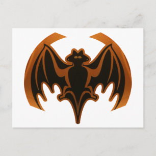 Cartão Postal Bat Brown O MUSEUM Zazzle dá presentes