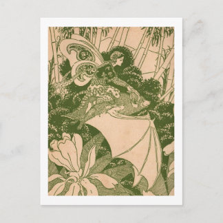 Cartão Postal Bat Fairy
