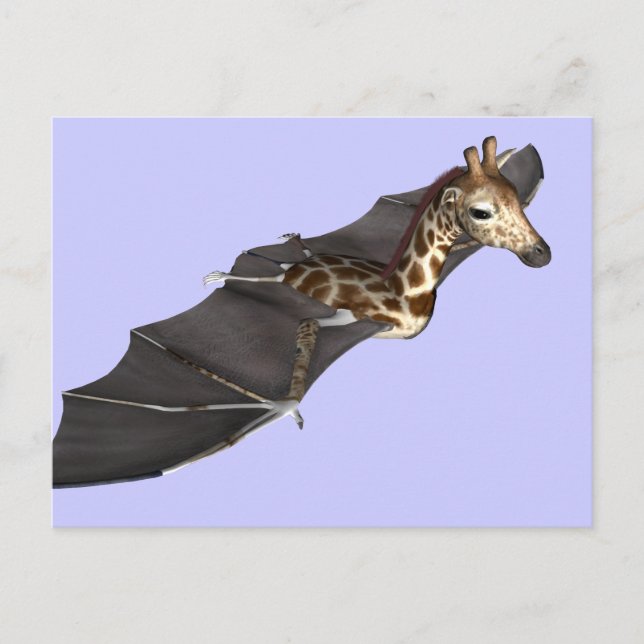 Cartão Postal Bat Giraffe Hybrid (Frente)