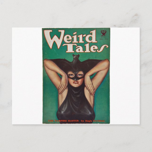 Cartão Postal Bat Head (Frente)