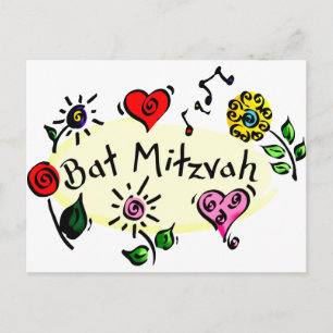 Cartão Postal Bat Mitzvah