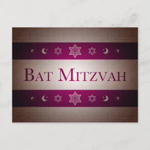 Cartão Postal Bat Mitzvah