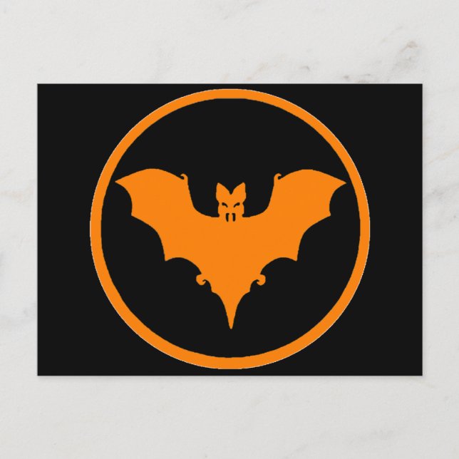 Cartão Postal Bat Moon (Frente)