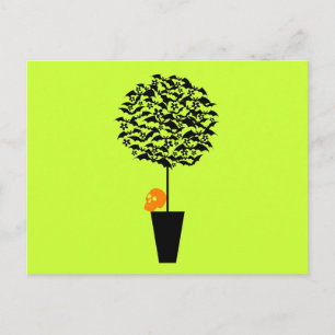 Cartão Postal Bat Topiary