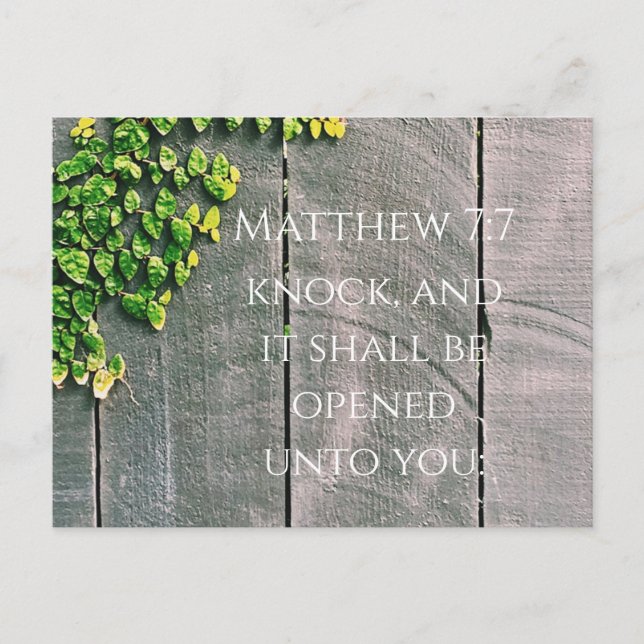 Cartão Postal Bata E A Porta Vai Abrir. (Frente)