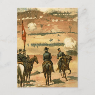 Cartão Postal Batalha Civil Americana de Chattanooga 1863