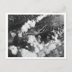 Cartão Postal Batalha da Grã-Bretanha & O Blitz: #19 Docas em Ch