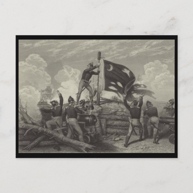 Cartão Postal Batalha da Ilha de Sullivan (Frente)