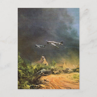 Cartão Postal Batalha da libertação de França