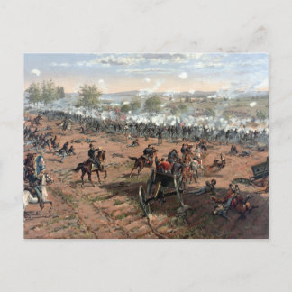 Cartão Postal Batalha da pintura de Gettysburg (restaurada)
