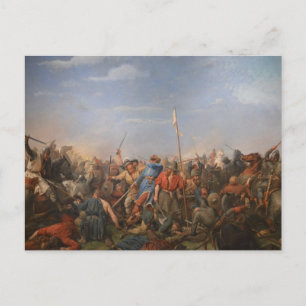 Cartão Postal Batalha da Ponte de Stamford