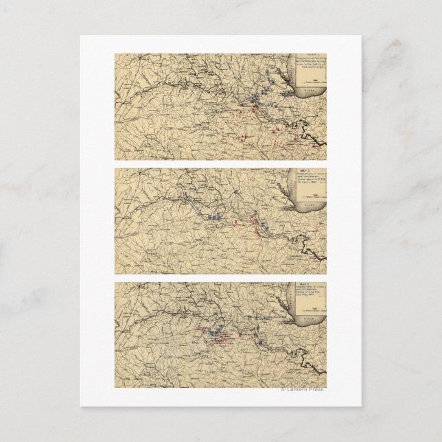 Cartão Postal Batalha de Chancellorsville (Frente)