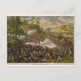 Cartão Postal Batalha de Chickamauga, publicada por volta de 189