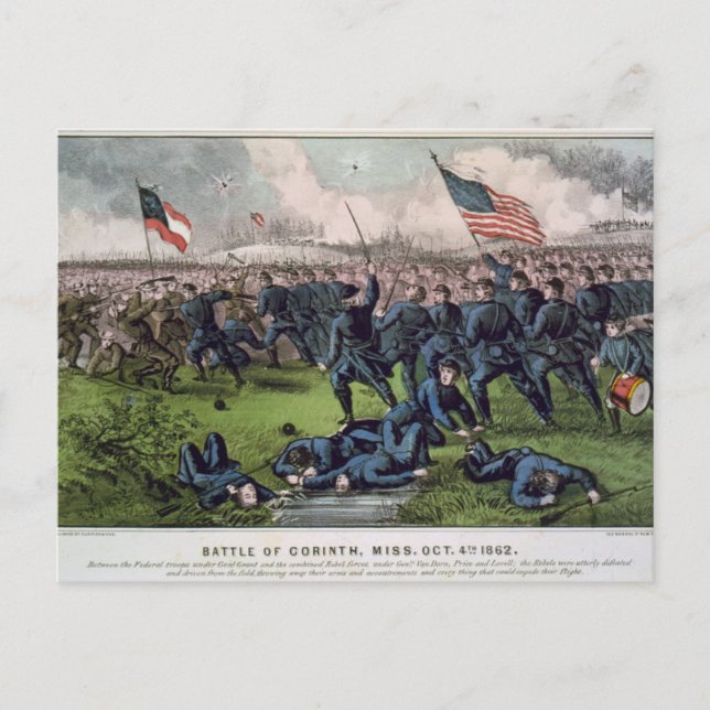 Cartão Postal Batalha de Corinth (Frente)