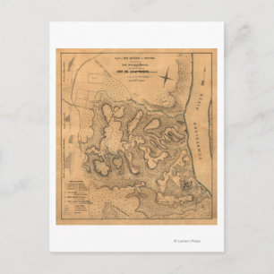 Cartão Postal Batalha de Fort Donelson - Mães Panorâmicas da G