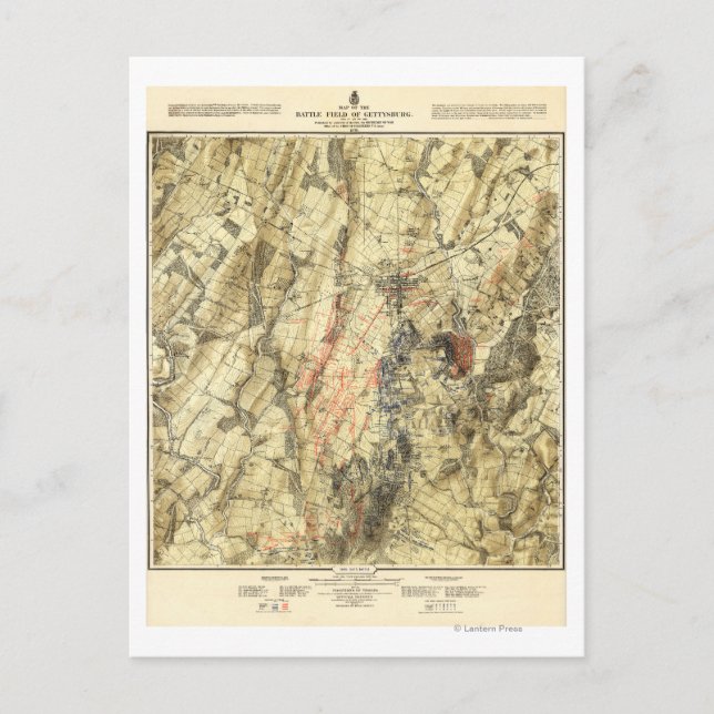 Cartão Postal Batalha de Gettysburg 5 (Frente)