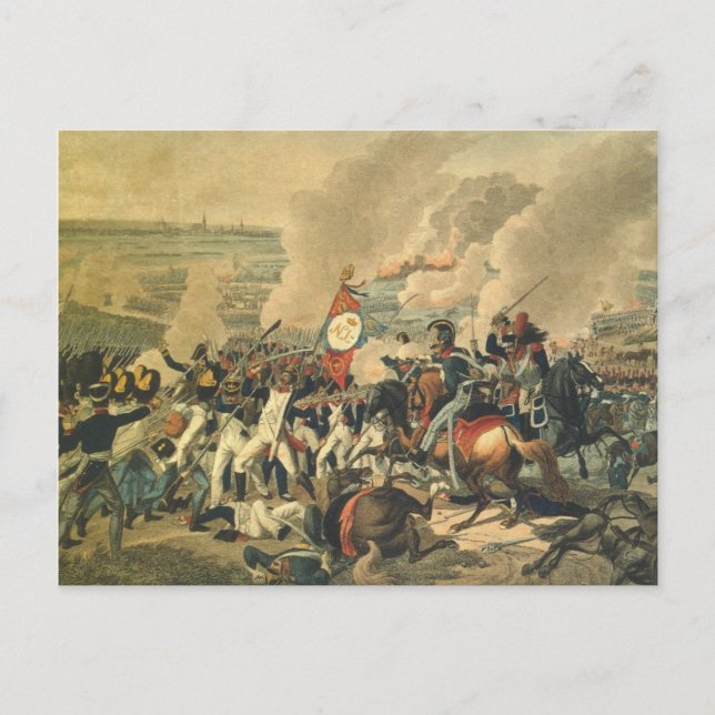 Cartão Postal Batalha de Leipzig (Frente)