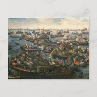 Cartão Postal Batalha de Lepanto 1571